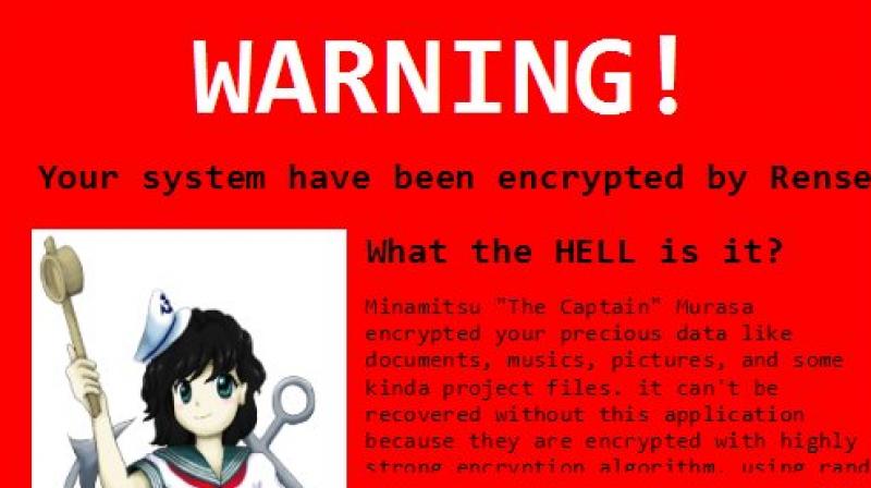 If you are a victim of the ransomeware, your message will read out as Minamitsu â€œThe Captainâ€Murasa has encrypted your precious data like documents, music, photos and some kinda project files and cant be recovered without this application since it is encrypted with highly strong encryption algorithm.