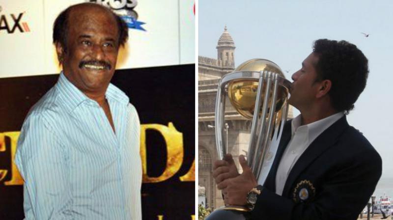 Rajnikanth had wished Sachin Tendulkar the best of fortunes with the upcoming biopic Sachin: A Billion Dreams. (Photo: AFP)