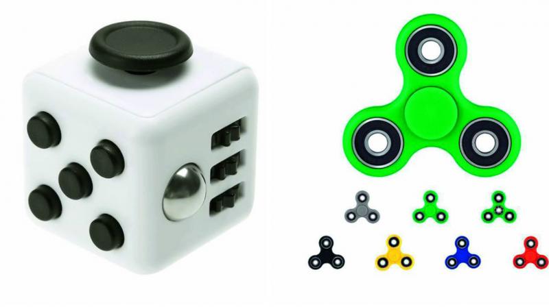 Fidget toys such as cubes and spinners are gaining  popularity among youngsters