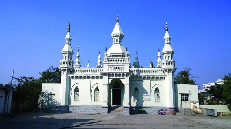 File pictures of the Spanish mosque in Begumpet, Hyderabad.