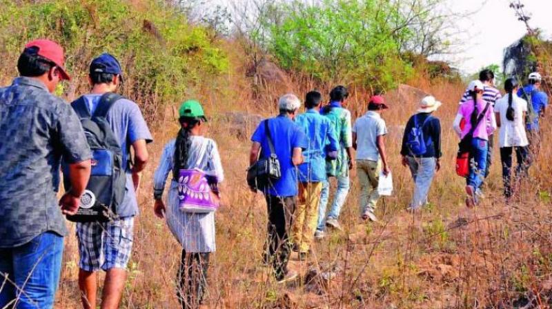 The forest department of Jayashankar Bhupalpally district has introduced many adventurous activities that include rock climbing, trekking, cycling etc (Representional Image)