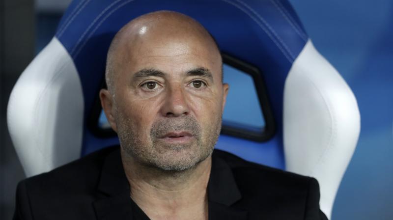 Sampaoli  said his team did not \gel\ and plans to feed Messi with more of the ball failed. (Photo: AP)