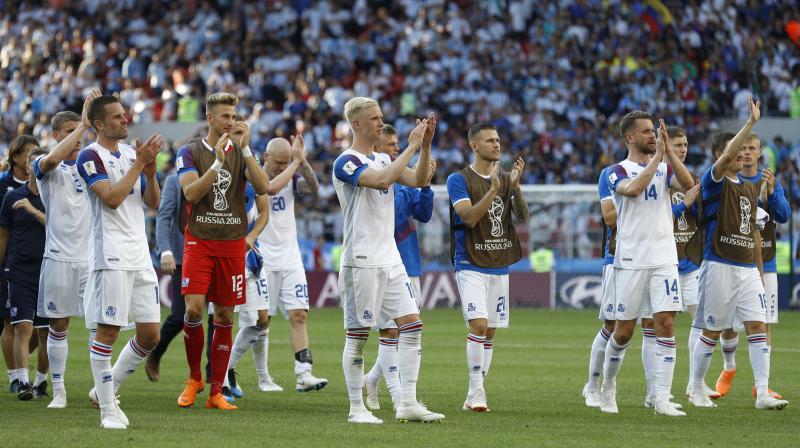 Iceland became the first smallest nation to qualify for the 2018  FIFA World Cup. (Photo: AFP)