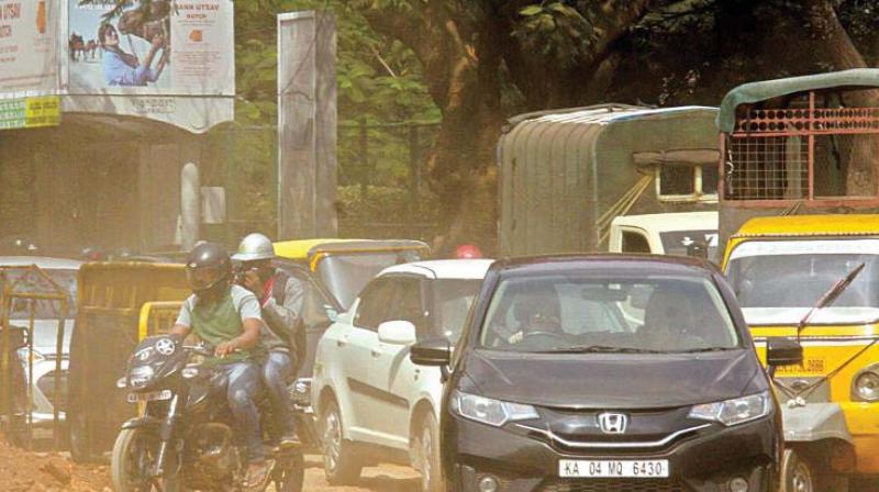 The rising levels of pollution in the city is a concern for many, with traffic and construction aiding to it. (Above) Picture for representation only