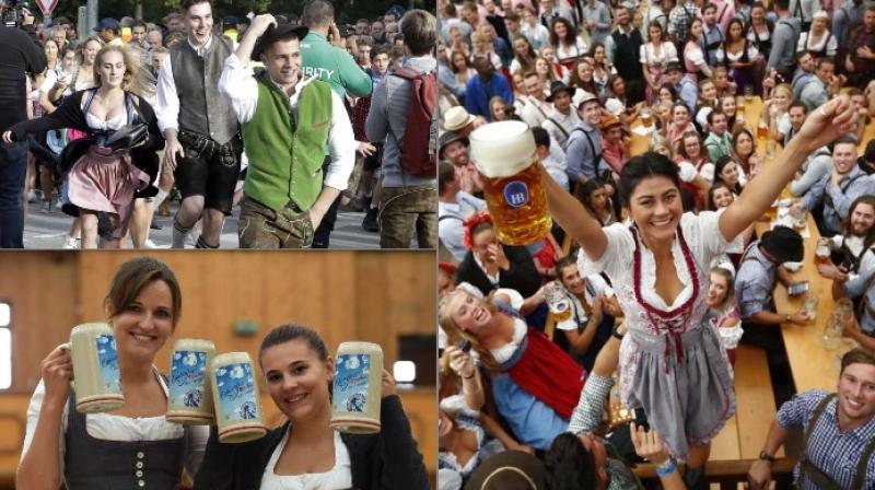 Millions make their way to Munich as beer flows during Oktoberfest Millions make their way to Munich as beer flows during Oktoberfest