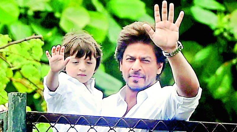 Abram and Shah Rukh Khan