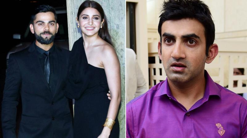 A day after Indian cricket team captain Virat Kohli and Bollywood actress Anushka Sharma were criticised by a BJP MLA for marrying in Italy, Gautam Gambhir asked politicians to refrain from commenting on anyones personal life. (Photo: PTI)