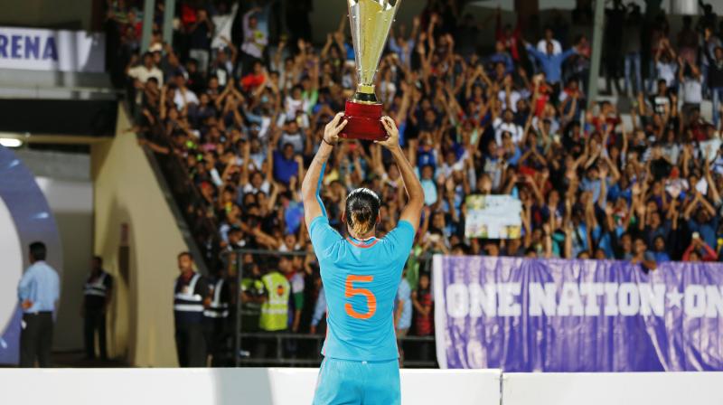 Tri-Nation Cup: India crowned champions after being held to 1-1 draw by St Kitts