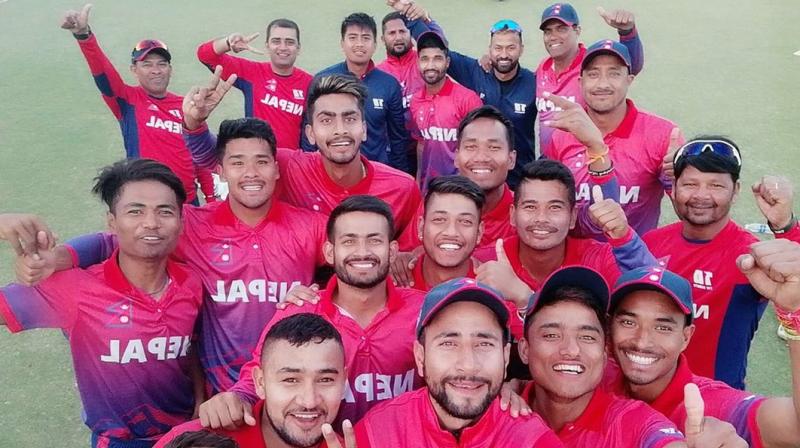 Nepal cricket team captain Paras Khadka played a centurion knock of 115 runs against UAE to help his side register their first-ever ODI series win. (Photo: Twitter / Paras Khadka)