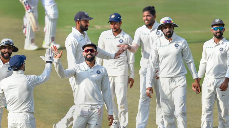 This was Indias third consecutive Test win at home inside three days. (Photo: PTI)