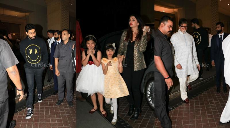 Aaradhya celebrates her close-knit birthday with Big B, mom-dad