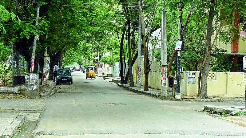 A view of the half-a-century-old Shanthinagar.	(Photo:DC)