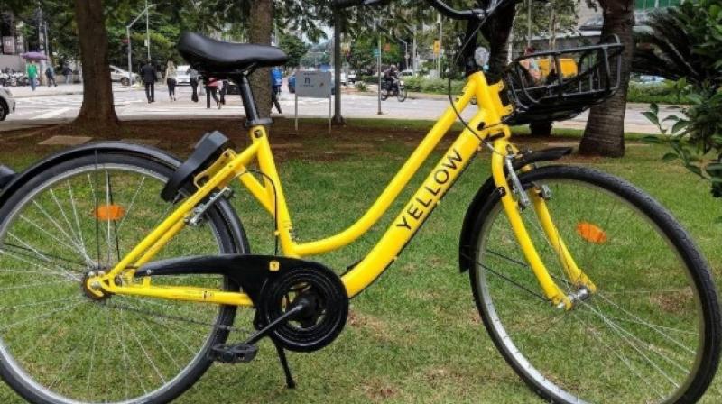 Dockless bike-sharing is coming to Brazils traffic-clogged financial capital Sao Paulo. (Image: Yellow/LinkedIn)