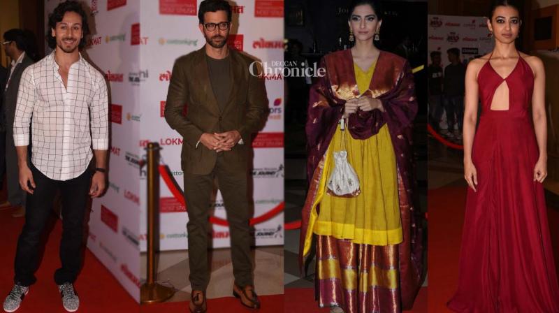 Hrithik, Sonam, Tiger, Radhika, others make fashion statement at awards show