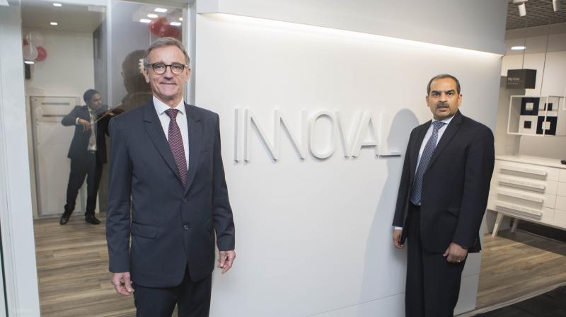 The narrative at Innoval is based on the concept of Source to End Usage, where the products are arranged in relation to each other and according to where they fall on the energy and data distribution grid.