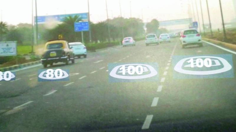 A representative picture of how signboards will be painted on the ORR.