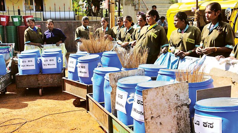 Thousands of pourakarmikas took out a protest rally from BBMP headquarters to Freedom Park on Thursday. (Picture for representation)