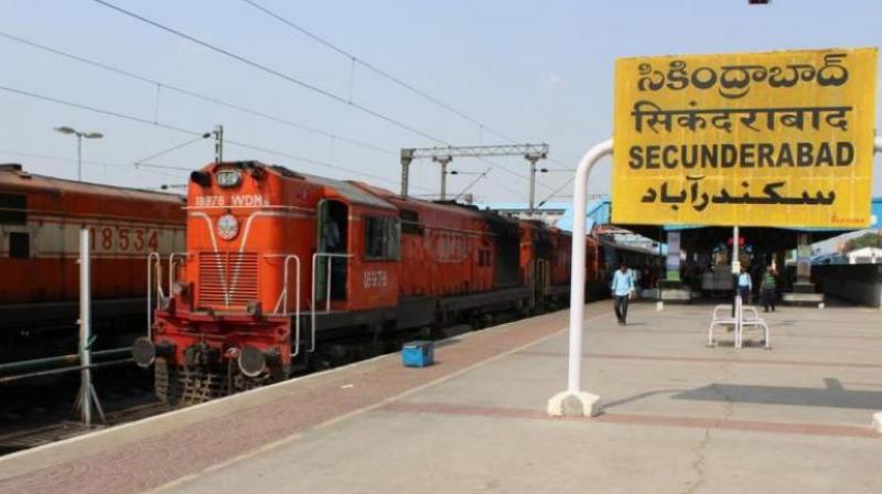 Passengers on the Chennai-Hazrat Nizamuddin Rajdhani Express protested at the Secunderabad station late on Sunday after the on-board caterer allegedly served stale food. (Representational image)