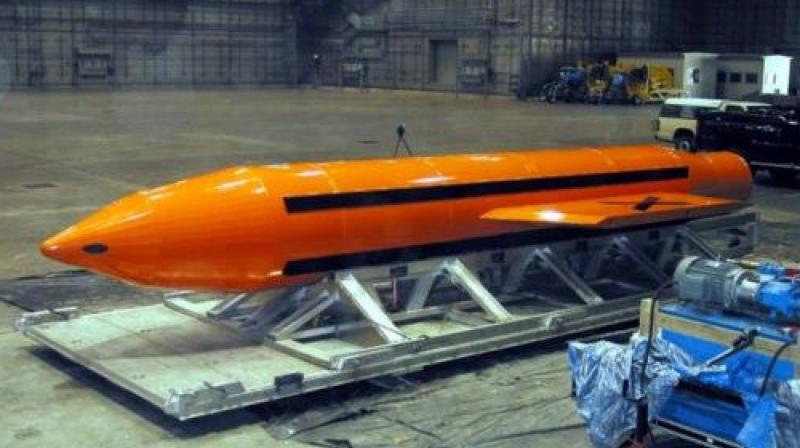 US drops Mother Of All Bombs at ISin Afghanistan
