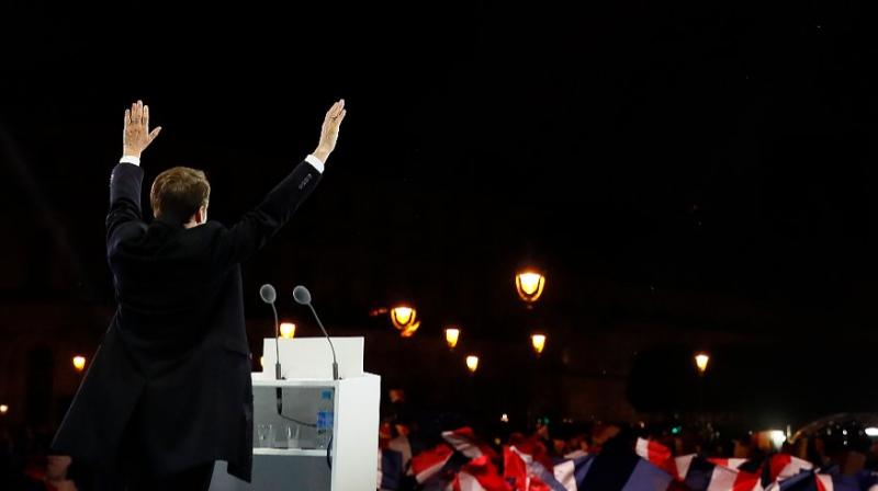 Macron first faces a battle to secure a governing majority in legislative elections due next month.(Photo: AFP)