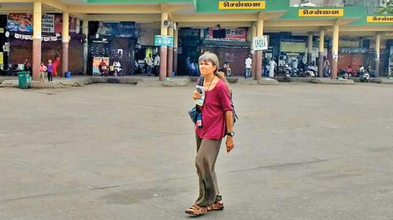 Puducherry bus stand wears a deserted look following a bandh called by   DMK, left parties, VCK and other outfits on Saturday. (Photo: DC)