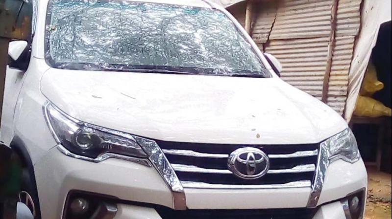 The car used by the accused Sumanth and gang has been seized by the police.
