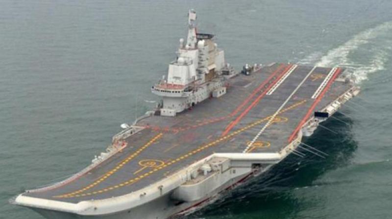 The Liaoning, Chinas first and only aircraft carrier, sailed into the South China Sea last week. (Photo: AP)