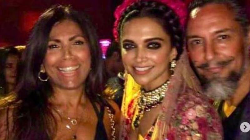 Deepika Padukone at her post-wedding party.