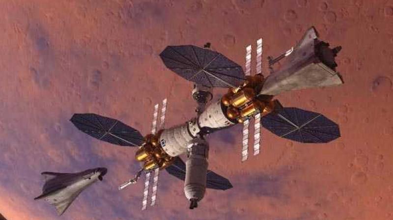 Lockheed Martin is among several companies working on deep space habitats with NASA, which hopes to send the first astronauts to Mars in the 2030s.