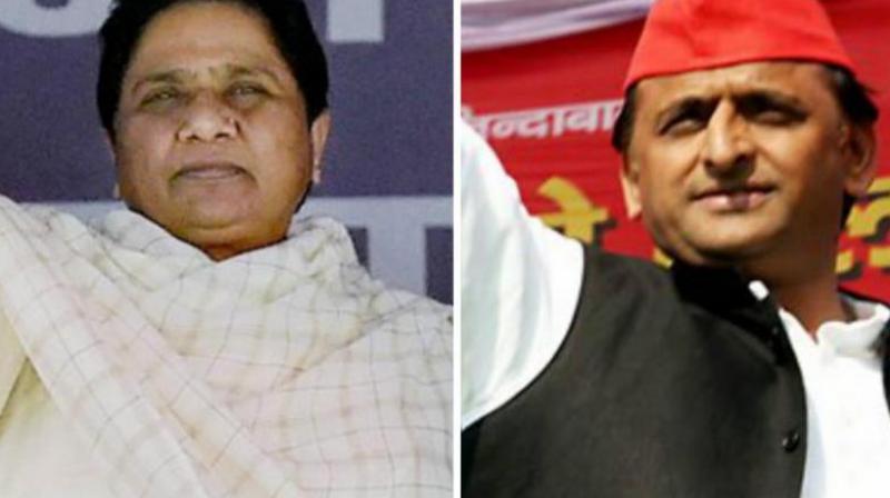 Akhilesh Yadav and Mayawati have given their in-principle approval for alliance after the numerous meetings. (Photo: File)