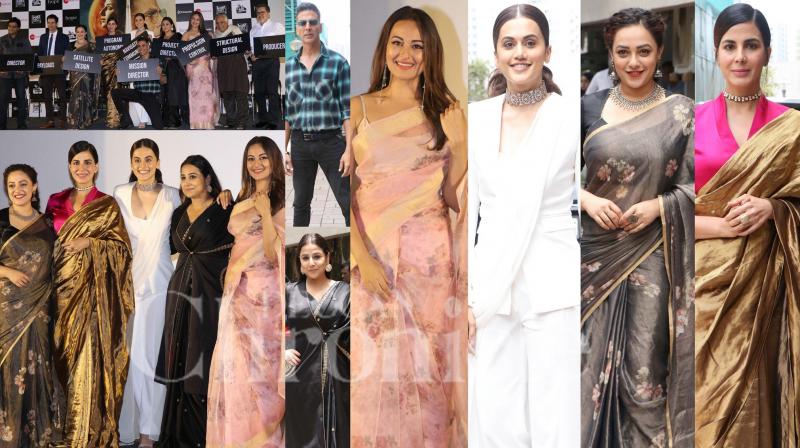 In Pics: Akshay, Vidya, Taapsee & others launch Mission Mangal trailer
