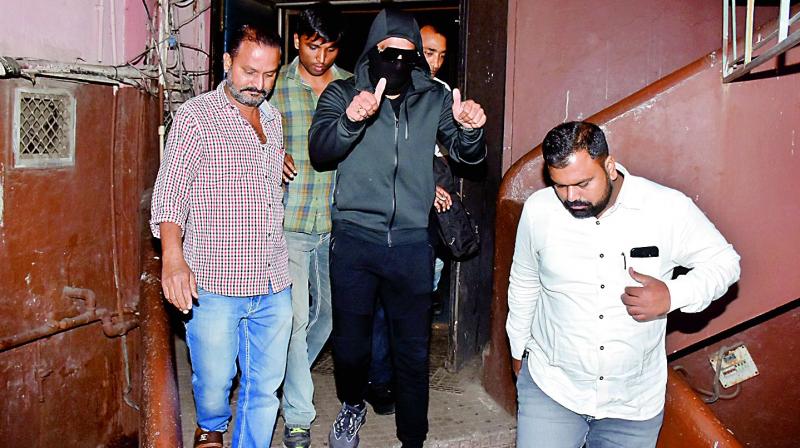 Ranveer Singh was seen at Gaiety Galaxy wearing a black mask to check audiences reaction to Simmba.