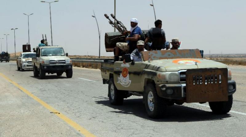 Forces loyal to Libyas Government of National Accord (GNA) announced the launch of the battle for Sirte, 450 kilometres (280 miles) east of Tripoli, on May 12. (Photo: AFP)