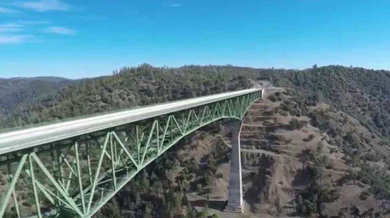 Foresthill Bridge near Auburn, California
