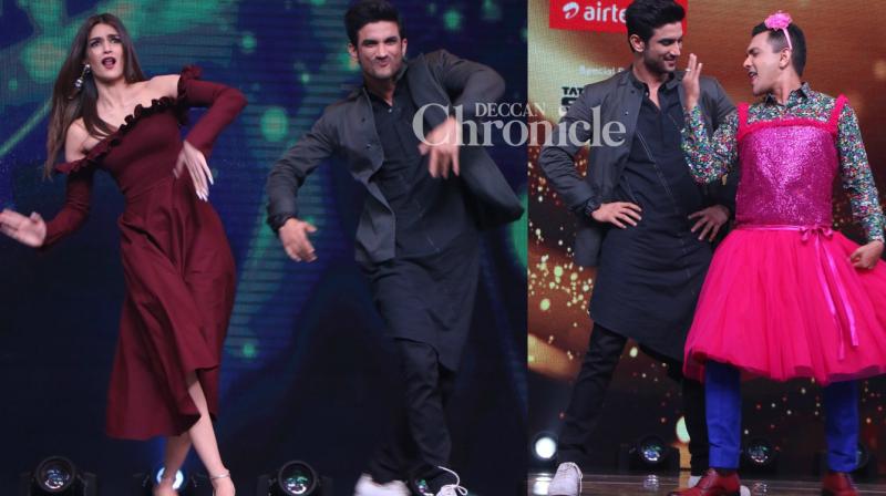 Raabta pair Sushant and Kriti bring out their fun side on reality show