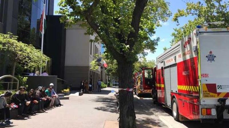 The Metropolitan Fire Brigade (MFB) said it was assisting the Australian Federal Police at a number of incidents at embassies across Melbourne. (Photo: Twitter)