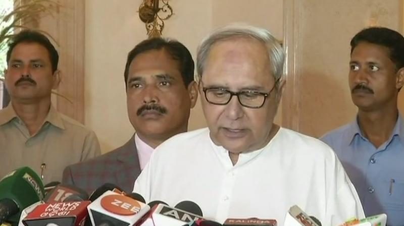 I want to clarify that as far as the Mahagathbandhan is concerned, the Biju Janata Dal is not a part of it, Patnaik told reporters on the sidelines of a meeting here. (Photo: ANI | Twitter)