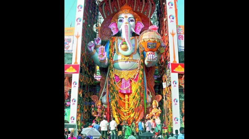 58-foot Khairatabad Ganesh. (Photo: DC)