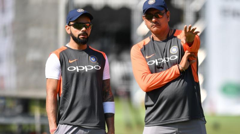 Cricketer-turned-commentator Ravi had taken over as Team Indias head coach following the sacking of Anil Kumble in July last year. His current contract runs till the end of the ICC Cricket World Cup in England next year. (Photo: AFP)