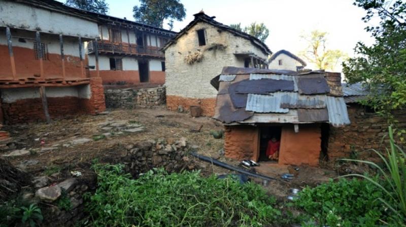 Chaupadi house, where girls are banished to when mestruating