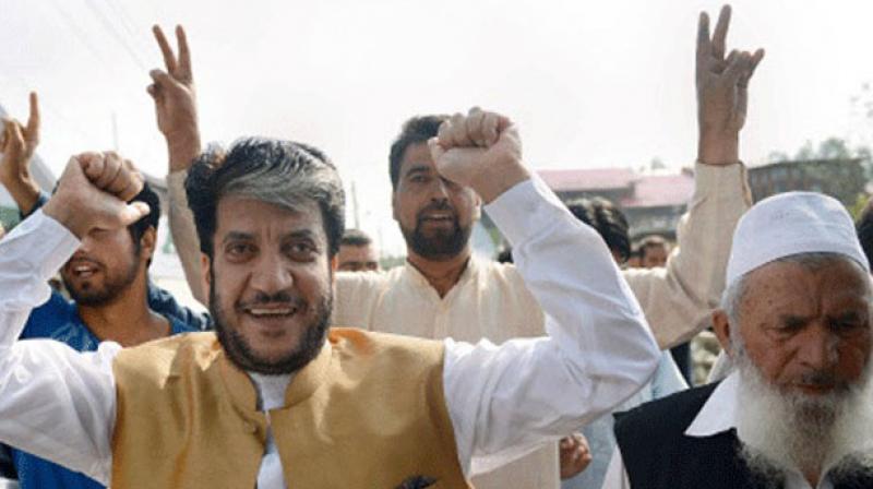 File photograph of Separatist leader Shabir Shah (left).
