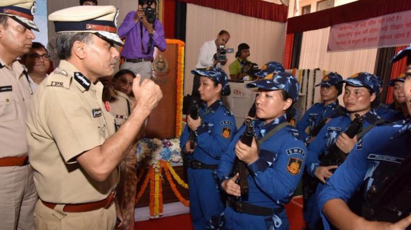 The new team will be part of the security operation when PM Narendra Modi delivers his annual Independence Day address from the Red Fort in Delhi on August 15. (Photo: Twitter | @DelhiPolice)