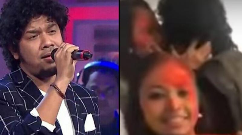 Papon kissed a minor contestant in a video he shared on Facebook live.