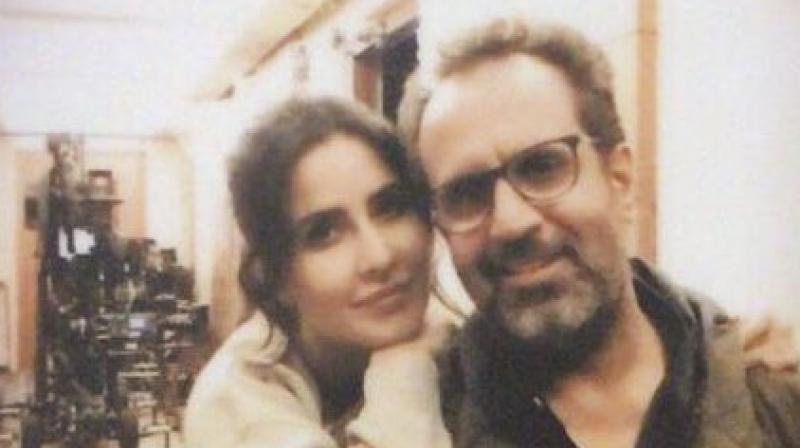 The picture with Katrina Kaif that Aanand L Rai shared on Twitter.