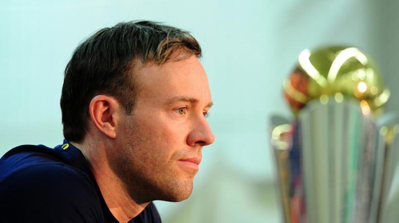 AB de Villiers, who has never hidden his ambition to win an ICC event, may retire from Test cricket to focus his attention on winning the World Cup 2019 for South Africa. (Photo: ICC)