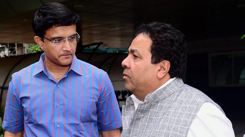 The committee will be headed by IPL chairman Rajeev Shukla, with BCCI acting secretary Amitabh Chaudhary as its convener while Sourav Ganguly, TC Mathew, Naba Bhattacharjee, Jay Shah and Anirudh Chaudhry are the other members of the committee. (Photo: PTI)
