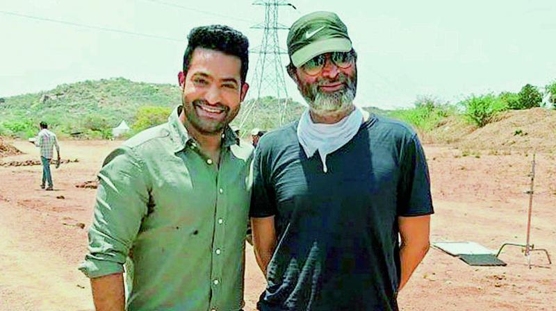 Reports have been doing the round that Jr NTR has hired a tutor to help him perfect his Rayalaseema accent for the upcoming film Aravind Sametha. But, in fact, it is Trivikram, the director of the film, who has hired the tutor.