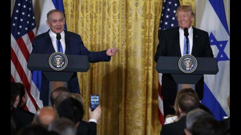 Prime Minister of Israel, Benjamin Netanyahu and US President Donald Trump. (Photo: AP)