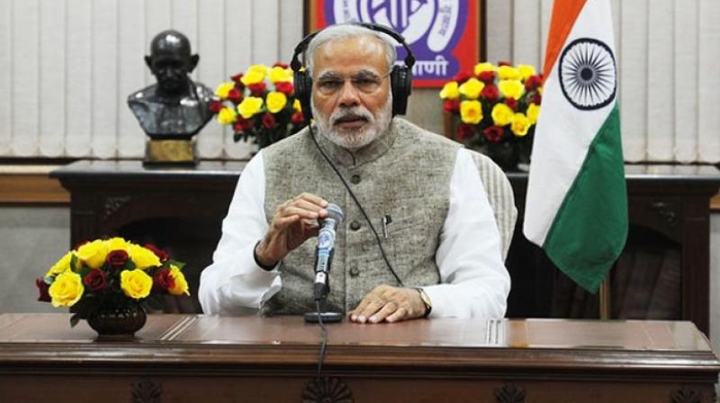 Jann ki Baat will form part of the 20-day celebrations the BJP has planned to mark the Modi governments three years in office beginning May 26, the day he was sworn-in as prime minister in 2014.  (Photo: PTI)