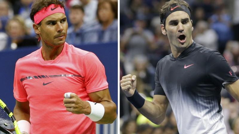 Rafael Nadal and Roger Federer edged closer to a US Open semi-final blockbuster. (Photo: AP)